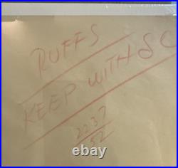Walt Disney Donald Duck Original Production Drawings #49 #51 Animation Pair