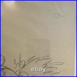 Walt Disney Donald Duck Original Production Drawings #49 #51 Animation Pair