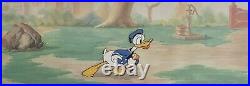 Walt Disney Donald's Dog Laundry- Donald Duck- Pan Animation Cel