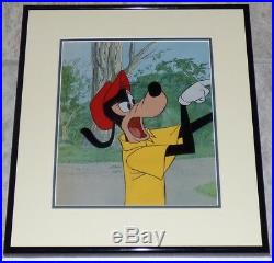 Walt Disney Goofy 1961 Orig Framed Gold Label Production Cel Henpecked Husbands