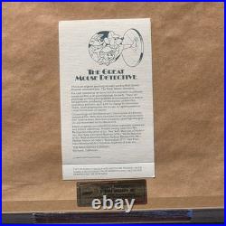 Walt Disney Great Mouse Detective Olivia Original Production Cel Ballerina 1986