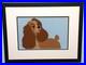 Walt Disney Lady And The Tramp 1955 Original Gold Label Production Cel Framed