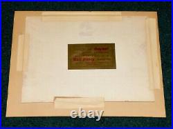 Walt Disney Lady And The Tramp 1955 Original Gold Label Production Cel Framed