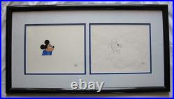 Walt Disney MICKEY MOUSE 60th Birthday Special Original Production CEL withCOA
