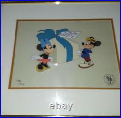 Walt Disney Mickey Mouse Portfolio Limited Edition Production Cels Set of 4