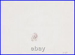 Walt Disney Oliver and Company Animation Cel Drawing 1988 Adorable kitty Oliver