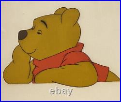 Walt Disney Original Hand Painted Production Cel Winnie the Pooh Day For Eeyore