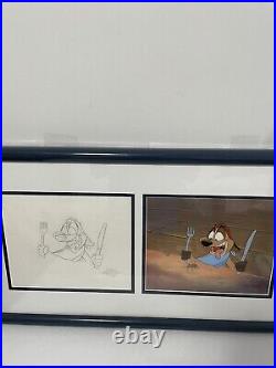 Walt Disney Original Production Cel Timon And Pumbaa COA Lion King