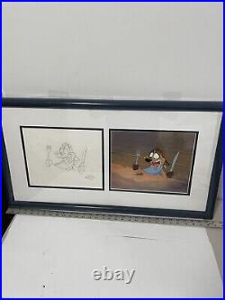 Walt Disney Original Production Cel Timon And Pumbaa COA Lion King