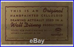 Walt Disney Original Production Cel quantity of three