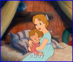 Walt Disney Peter Pan Wendy Michael Animation Production Cel Film Used Original