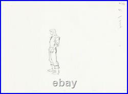 Walt Disney Pocahontas John Smith KEY Animation Cel Drawing 1995 B07256