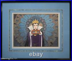 Walt Disney Production 1987 Animation Cel Snow White the Wicked Queen, Framed