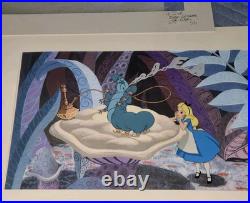 Walt Disney Production Cel ALICE IN WONDERLAND Limited Ed. 11/17 Signed Lee Dyer