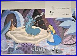 Walt Disney Production Cel ALICE IN WONDERLAND Limited Ed. 11/17 Signed Lee Dyer