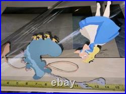 Walt Disney Production Cel ALICE IN WONDERLAND Limited Ed. 11/17 Signed Lee Dyer