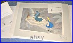 Walt Disney Production Cel ALICE IN WONDERLAND Limited Ed. 11/17 Signed Lee Dyer