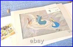 Walt Disney Production Cel ALICE IN WONDERLAND Limited Ed. 11/17 Signed Lee Dyer