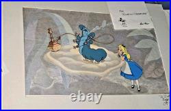 Walt Disney Production Cel ALICE IN WONDERLAND Limited Ed. 11/17 Signed Lee Dyer