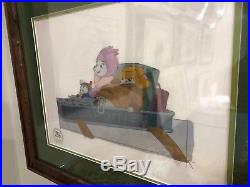 Walt Disney Production Cel of Miss Bianca Bernard Evinrude from The Rescuers