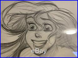 Walt Disney Production Drawing The Little Mermaid Glen Keane Cel Celluloid