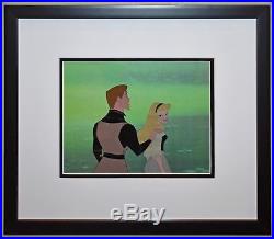 Walt Disney Sleeping Beauty Production Cels of Briar Rose and Prince Phillip