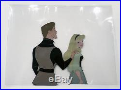 Walt Disney Sleeping Beauty Production Cels of Briar Rose and Prince Phillip