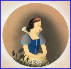 Walt Disney Snow White And Seven Dwarfs Production Cel Courvosier BG Framed