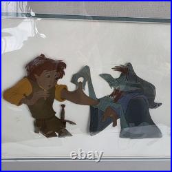 Walt Disney The Black Cauldron Taran & Orddu Original Production Cel 1985 READ
