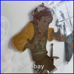 Walt Disney The Black Cauldron Taran & Orddu Original Production Cel 1985 READ