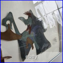 Walt Disney The Black Cauldron Taran & Orddu Original Production Cel 1985 READ