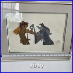 Walt Disney The Black Cauldron Taran & Orddu Original Production Cel 1985 READ
