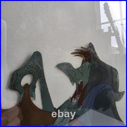 Walt Disney The Black Cauldron Taran & Orddu Original Production Cel 1985 READ