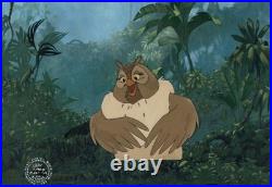 Walt Disney The Fox and the Hound Big Mama Production Cel Studio Art Stamp & Tag