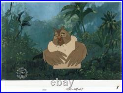 Walt Disney The Fox and the Hound Big Mama Production Cel Studio Art Stamp & Tag