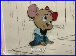Walt Disney The Great Mouse Detective 1986 Framed Olivia Original Production Cel