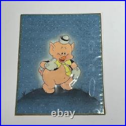 Walt Disney The Practical Pig 1939 Framed Original Production Cel Fifer