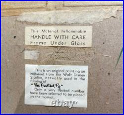 Walt Disney The Practical Pig 1939 Framed Original Production Cel Fifer