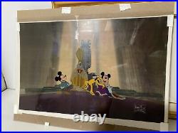 Walt Disney The Prince And Pauper Hand Painted Animation Cel 1990 10.5x16 Bh