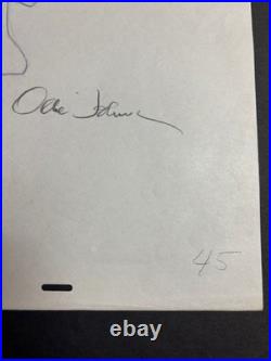 Walt Disney The Rescuers Penny original production drawing signed Frank Ollie