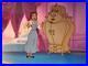 Walt Disney's Beauty And The Beast Hand Painted Cel Production Cell Art Coa