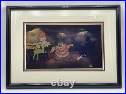 Walt Disney's Great Mouse Detective Dawson & Rude Lady Rat Trap Production Cel