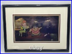 Walt Disney's Great Mouse Detective Dawson & Rude Lady Rat Trap Production Cel