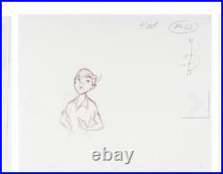 Walt Disney's Peter Pan Original Animation 6 Drawings Hand Drawn RARE