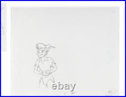 Walt Disney's Peter Pan Original Animation 6 Drawings Hand Drawn RARE