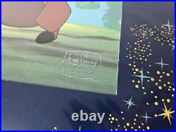 Walt Disneys Lion King Timon Pumbaa TV Original Production Cel Animation + COA