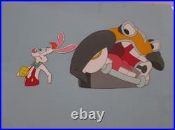 Who Framed Roger Rabbit 1988 Disney production Cel Roger and Benny the Cab