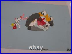 Who Framed Roger Rabbit 1988 Disney production Cel Roger and Benny the Cab