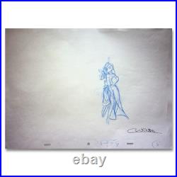 Who Framed Roger Rabbit 1988 Production Signed Colin Hand-Drawn Pencil #WC