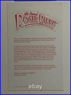 Who Framed Roger Rabbit original production cel
